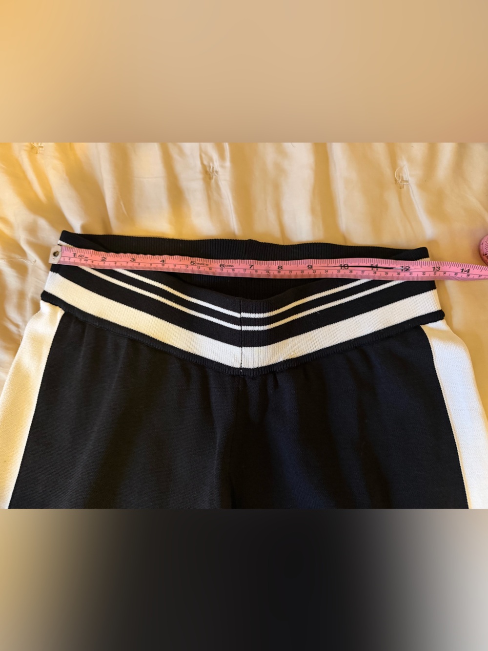 Gabrielle Union x NY&Co Black Track Joggers Striped Waist & Side Panel XS - Picture 8 of 11